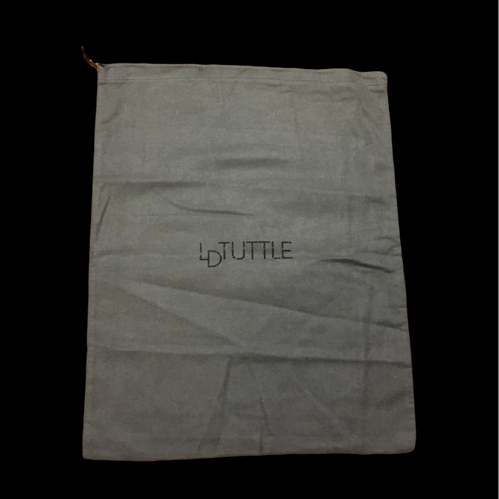 LD Tuttle Gray Grey Drawstring Dust bag